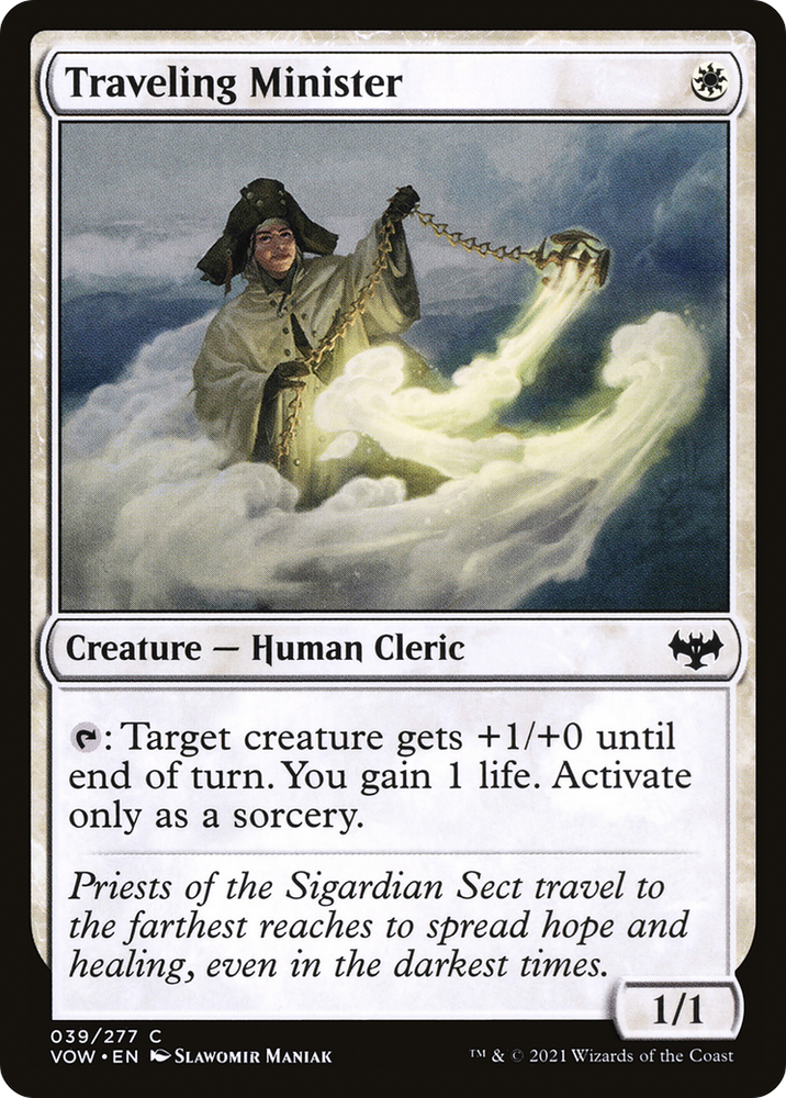 Traveling Minister (VOW-039) - Innistrad: Crimson Vow Foil