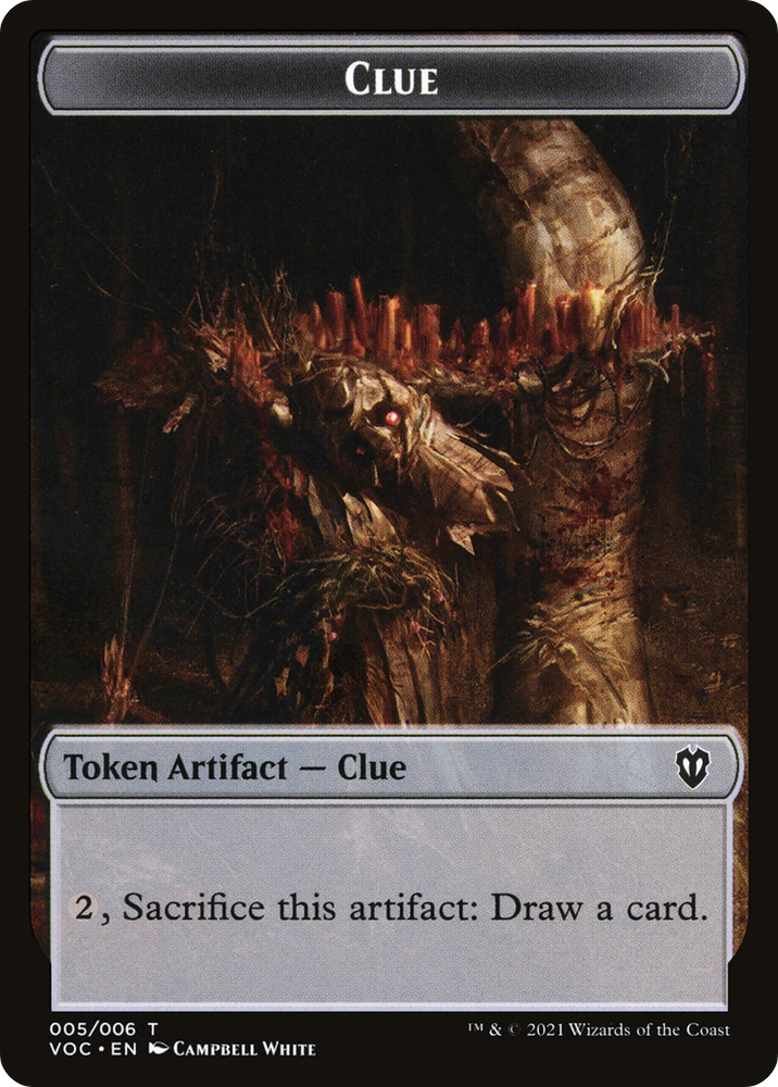 Clue (TVOC-005) - Crimson Vow Commander Tokens