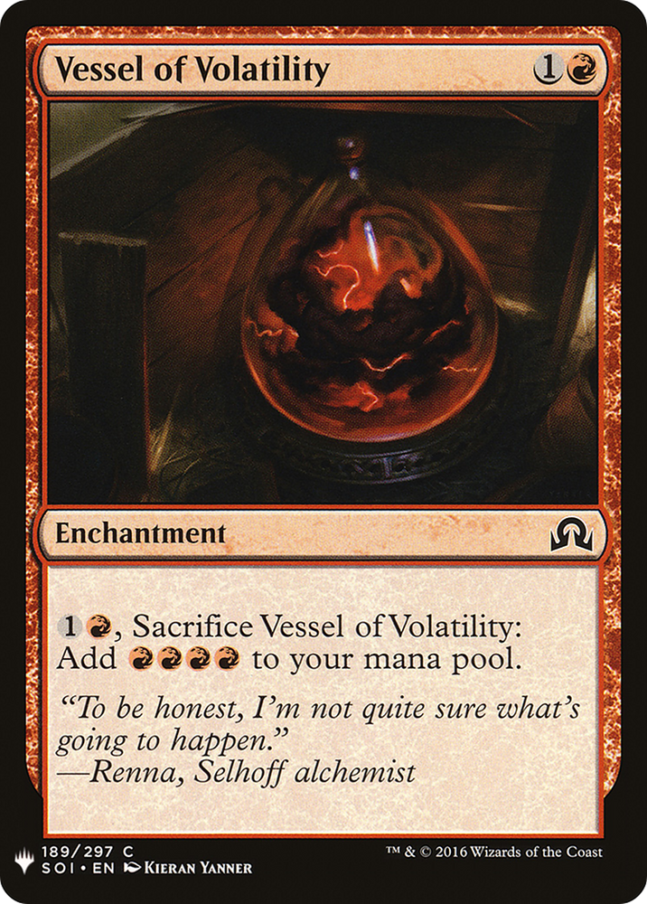 Vessel of Volatility (LIST-SOI-189) - The List