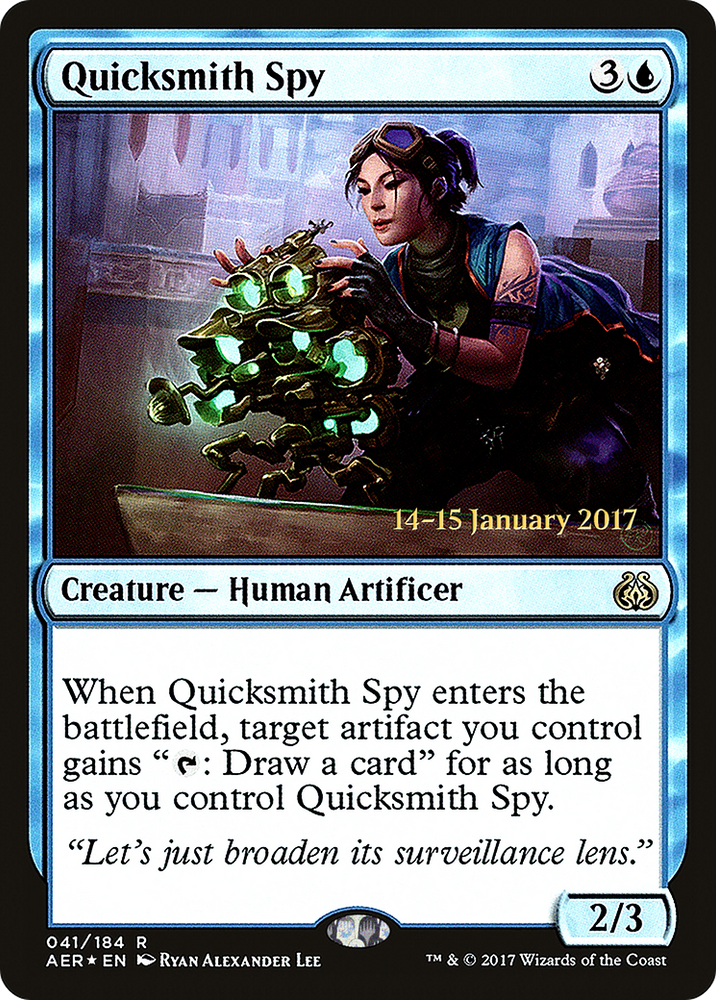 Quicksmith Spy (PRE-041) - Aether Revolt Promos Foil
