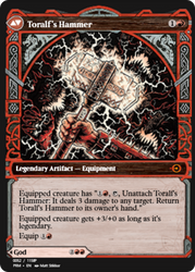 Toralf, God of Fury // Toralf's Hammer (PRM-88302) - Magic Online Promos Foil