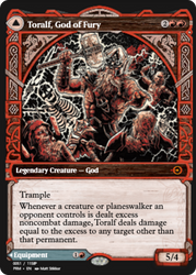 Toralf, God of Fury // Toralf's Hammer (PRM-88302) - Magic Online Promos Foil