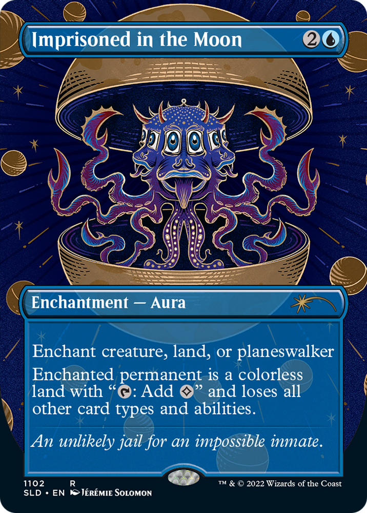 Imprisoned in the Moon (Borderless) (SLD-1102) - Secret Lair Drop (Borderless)