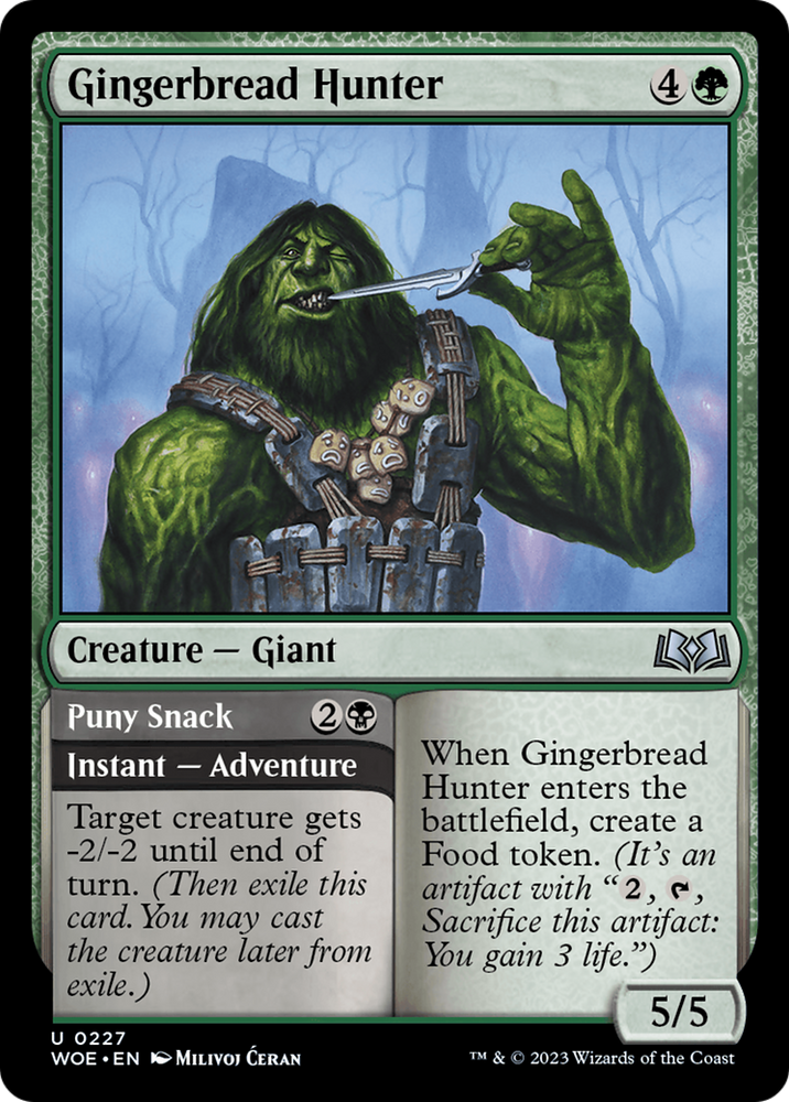 Gingerbread Hunter (WOE-227) - Wilds of Eldraine Foil