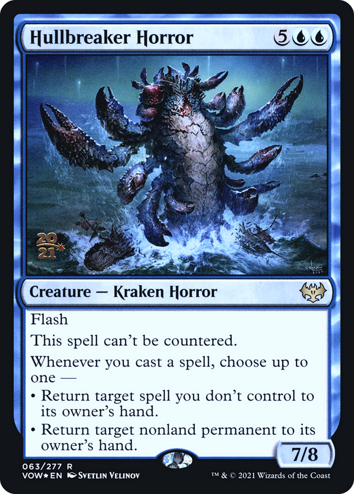 Hullbreaker Horror (PRE-63S) - Innistrad: Crimson Vow Promos Foil
