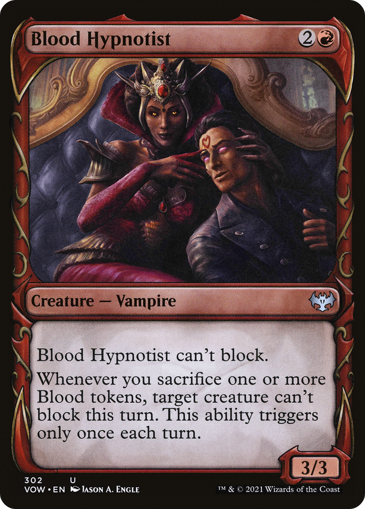 Blood Hypnotist (Showcase) (VOW-302) - Innistrad: Crimson Vow: (Showcase) Foil