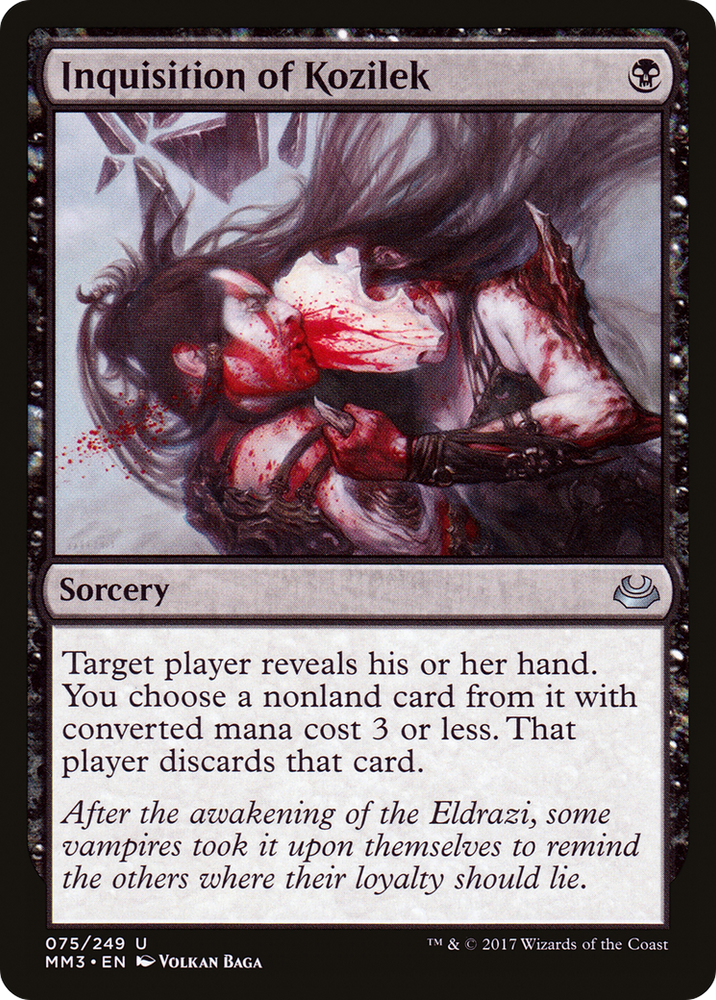 Inquisition of Kozilek (MM3-075) - Modern Masters 2017 Foil