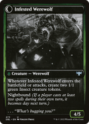 Infestation Expert (DBL-473) - Innistrad: Double Feature: (Double Faced Transform)