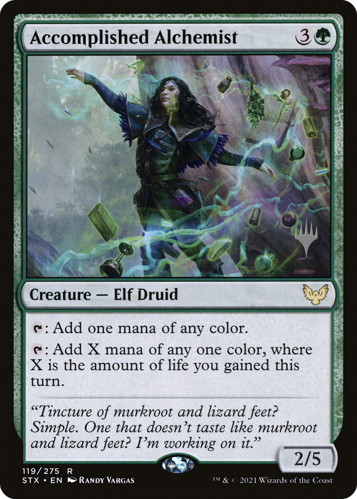 Accomplished Alchemist (PPSTX-119) - Strixhaven: School of Mages Promos