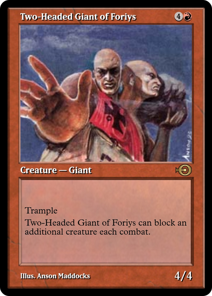 Two-Headed Giant of Foriys (PRM-211) - Magic Online Promos Foil