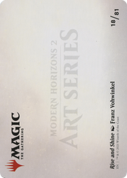 Rise and Shine // Rise and Shine (AMH2-018) - Modern Horizons 2 Art Series (Borderless)