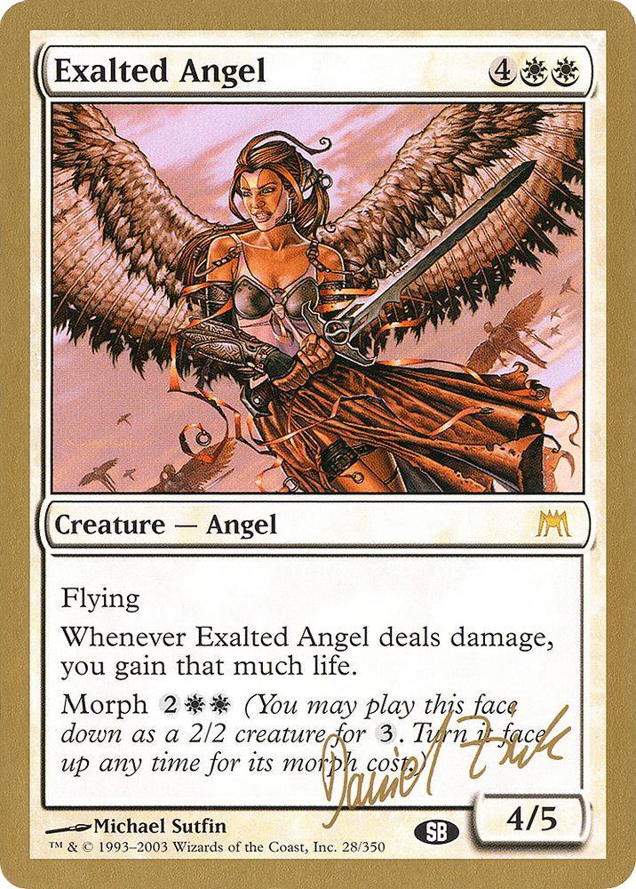 Exalted Angel - 2003 Daniel Zink (ONS) (SB) (WCD-) - World Championship Decks 2003