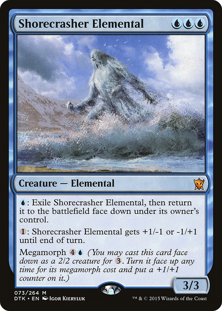 Shorecrasher Elemental (DTK-073) - Dragons of Tarkir Foil