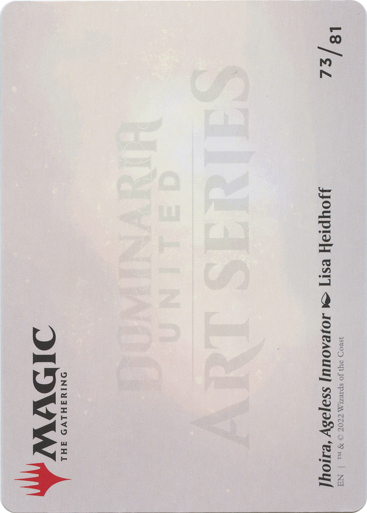Jhoira, Ageless Innovator // Jhoira, Ageless Innovator (ADMU-073) - Dominaria United Art Series (Borderless)