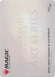 Jhoira, Ageless Innovator // Jhoira, Ageless Innovator (ADMU-073) - Dominaria United Art Series (Borderless)