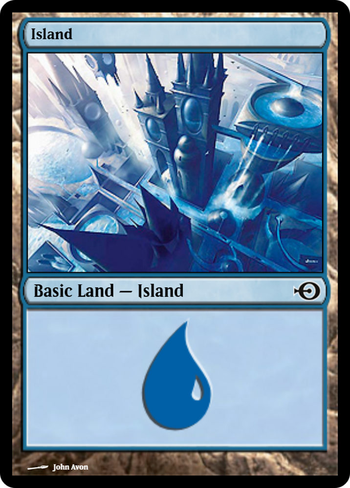 Island (PRM-32023) - Magic Online Promos Foil