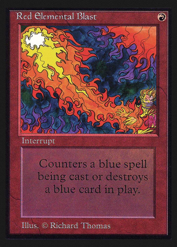 Red Elemental Blast (IE) (IED-170) - Intl. Collectors' Edition
