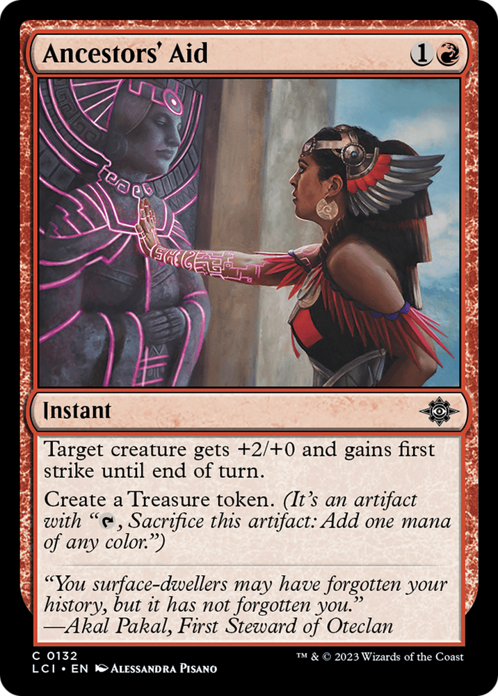 Ancestors' Aid (LCI-132) - The Lost Caverns of Ixalan Foil