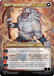 Ajani, Nacatl Pariah (Borderless) (MH3-442) - Modern Horizons 3 (Borderless) Foil