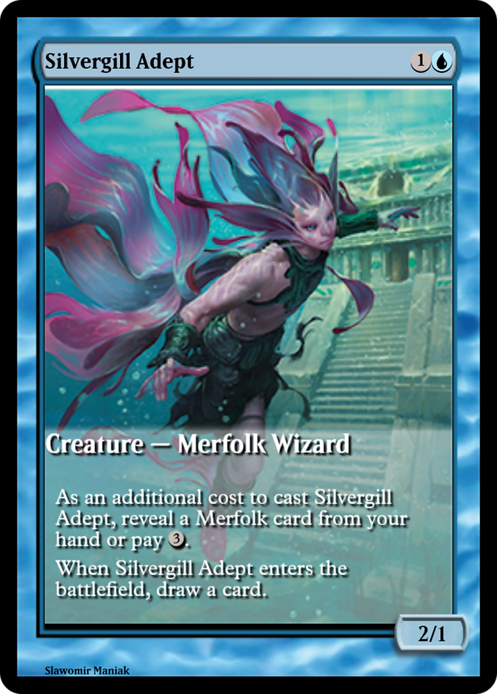 Silvergill Adept (PRM-66892) - Magic Online Promos Foil