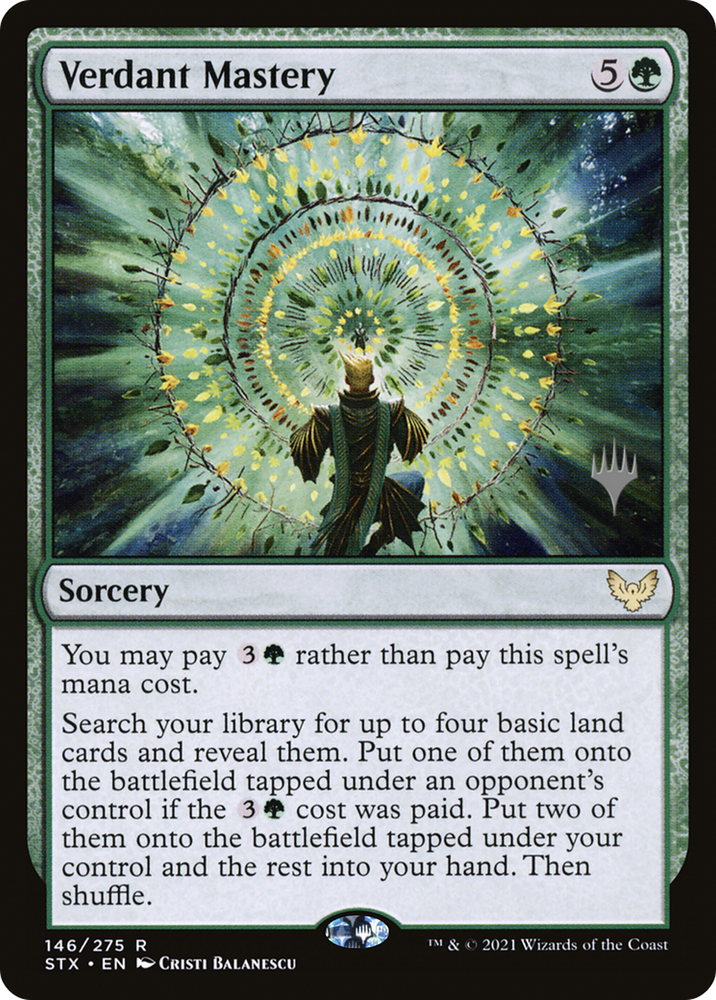 Verdant Mastery (PPSTX-146) - Strixhaven: School of Mages Promos Foil