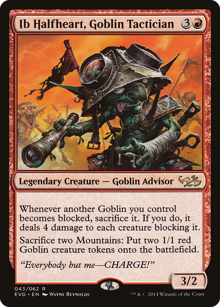 Ib Halfheart, Goblin Tactician (DD3-) - Duel Decks Anthology: Elves vs. Goblins