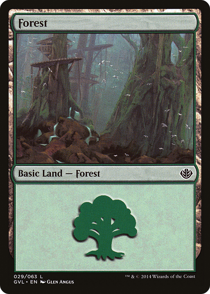 Forest (29) (Garruk vs Liliana) (DD3-029) - Duel Decks Anthology: Garruk vs. Liliana