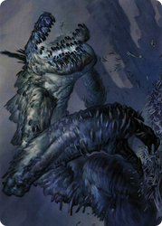 Necrogoyf // Necrogoyf (AMH2-031) - Modern Horizons 2 Art Series (Borderless)