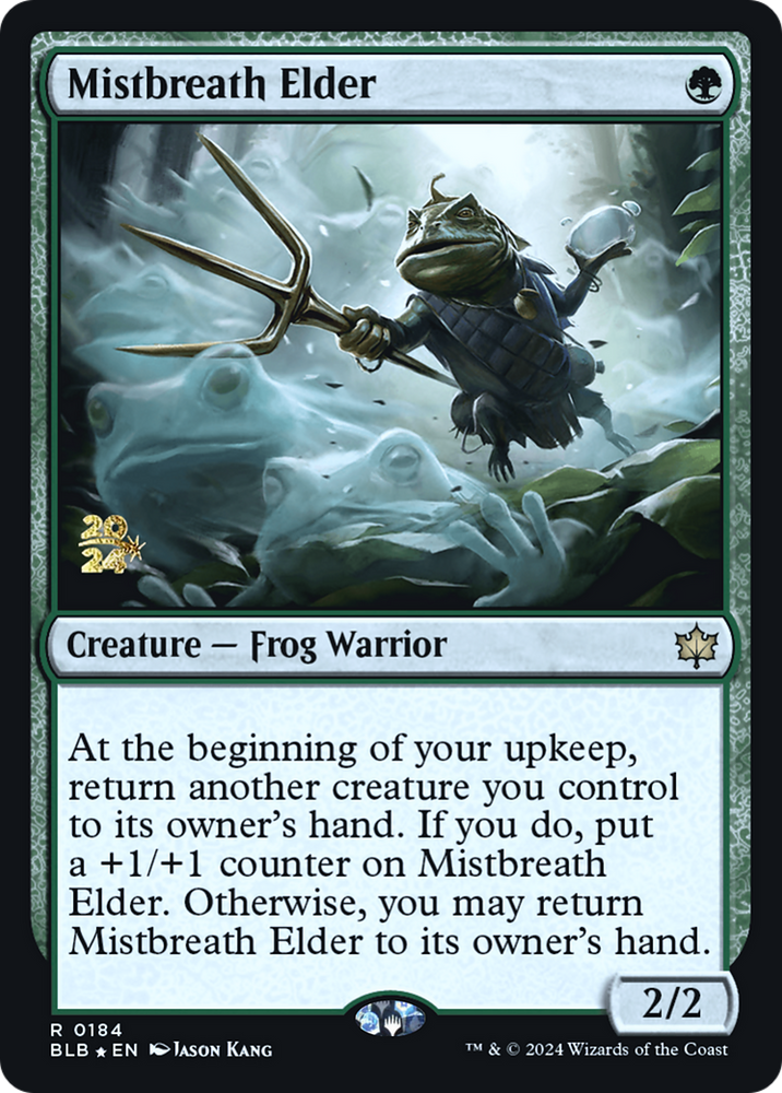 Mistbreath Elder (PRE-184) - Bloomburrow Promos Foil