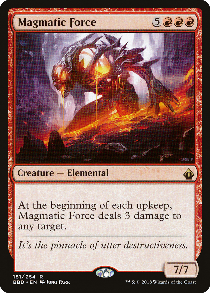 Magmatic Force (BBD-181) - Battlebond Foil