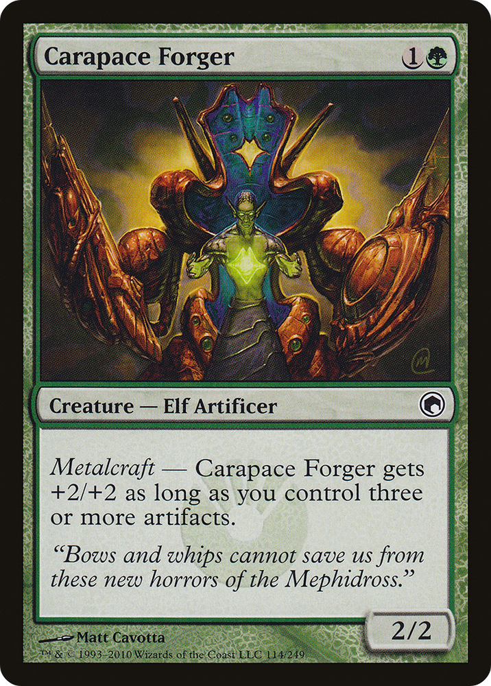 Carapace Forger (SOM-114) - Scars of Mirrodin
