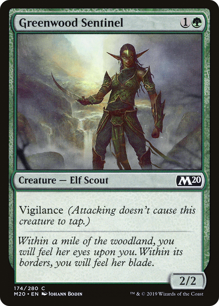 Greenwood Sentinel (M20-174) - Core Set 2020