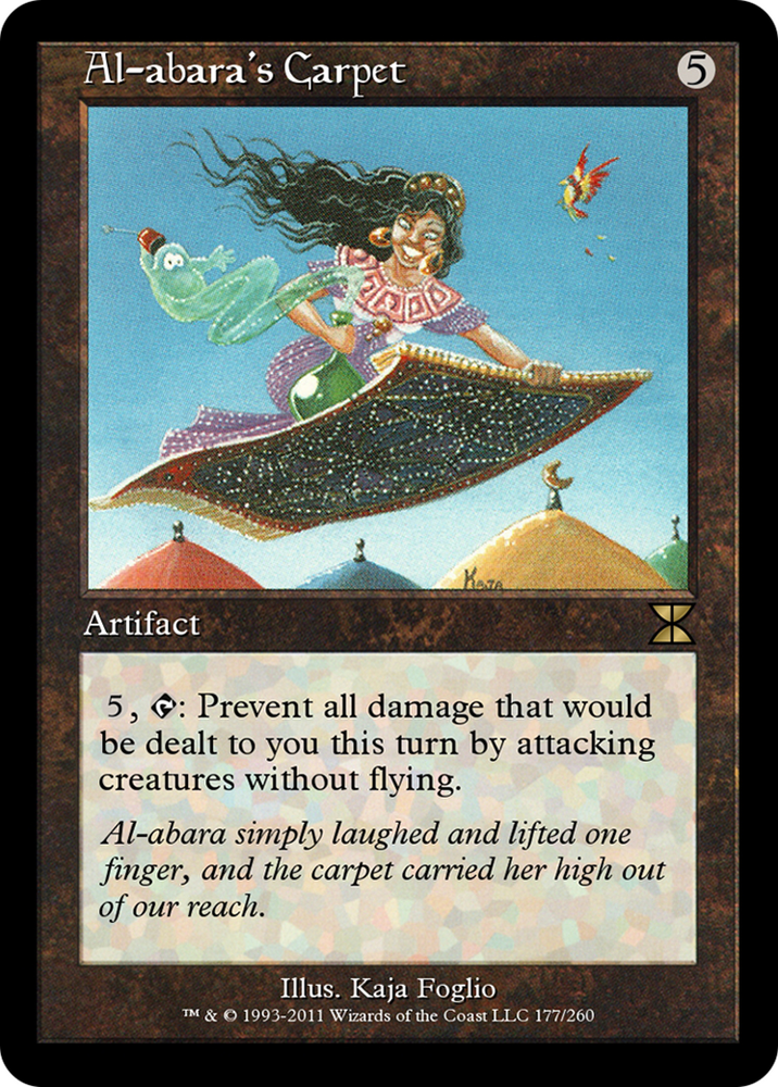 Al-abara's Carpet (ME4-177) - Masters Edition IV Foil