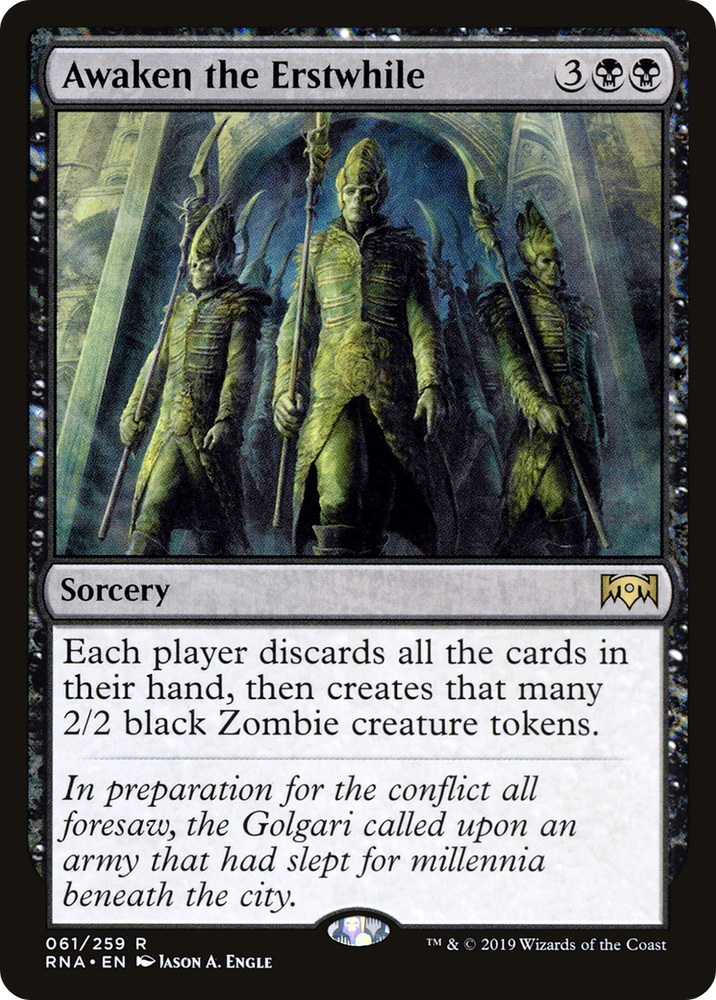 Awaken the Erstwhile (RNA-061) - Ravnica Allegiance
