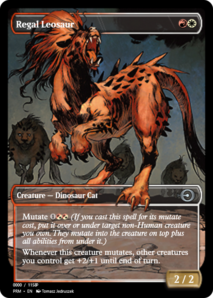 Regal Leosaur (PRM-80967) - Magic Online Promos