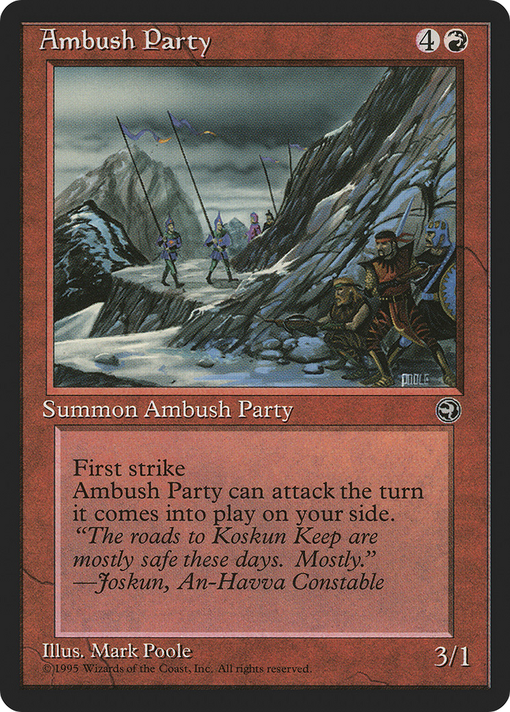 Ambush Party [Version 2] (HML-63B) - Homelands