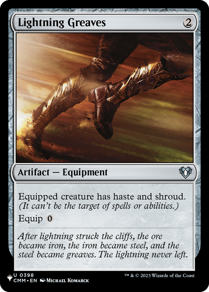 Lightning Greaves (LIST-0398) - The List