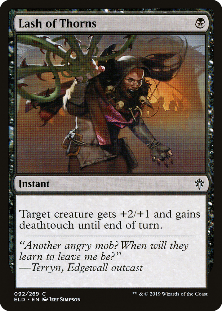 Lash of Thorns (ELD-092) - Throne of Eldraine