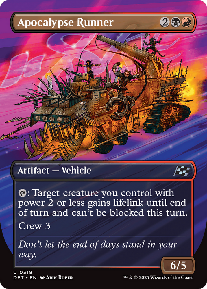 Apocalypse Runner (DFT-319) - Aetherdrift (Borderless) Foil