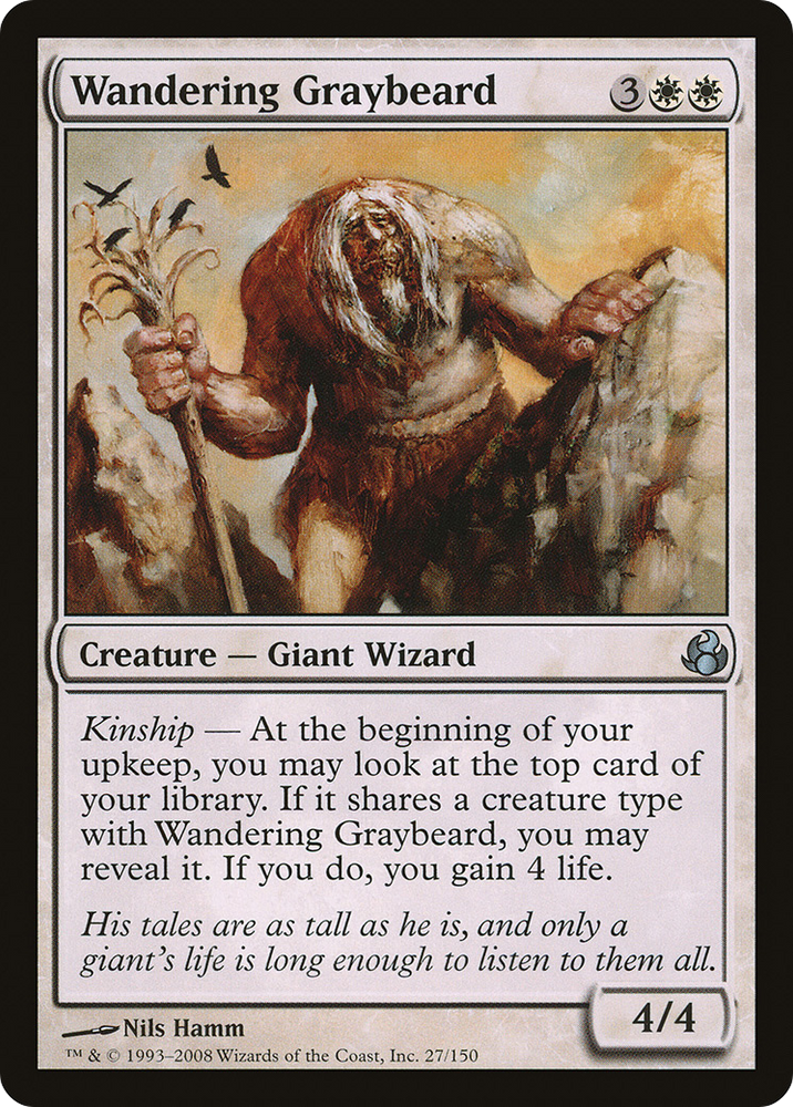 Wandering Graybeard (MOR-027) - Morningtide Foil