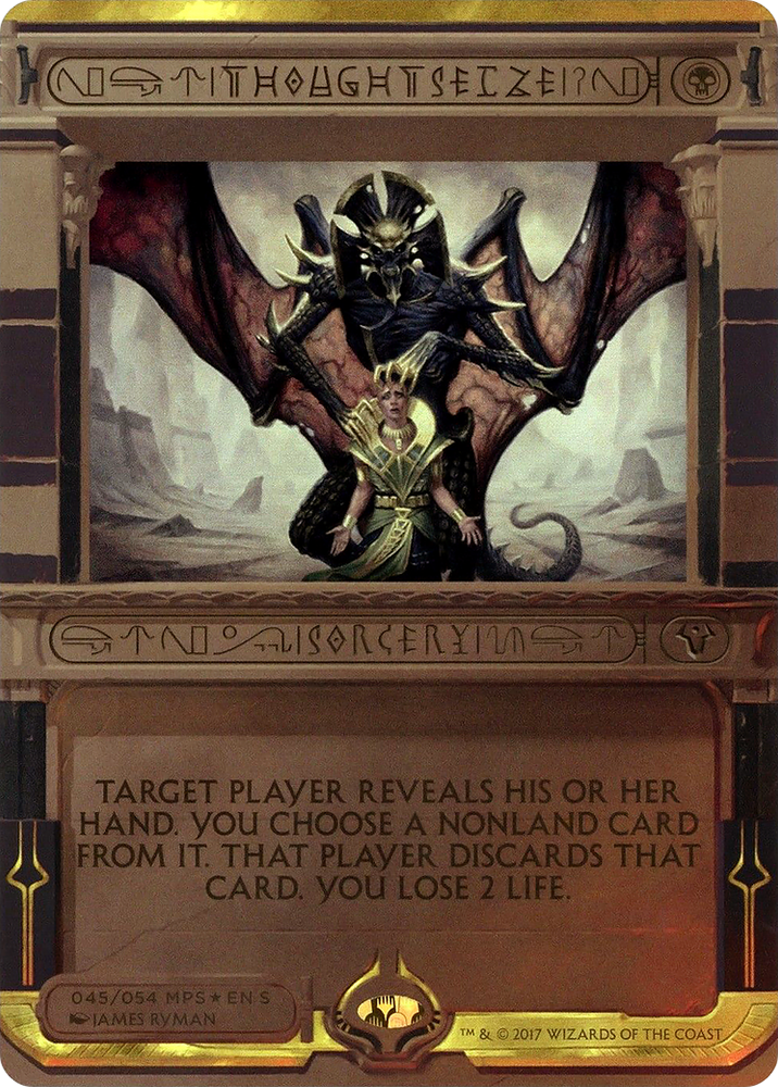 Thoughtseize (MPS2-045) - Amonkhet Invocations (Borderless) Foil