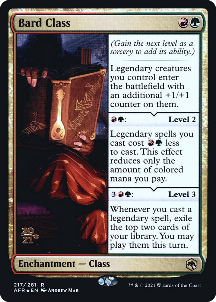 Bard Class (PRE-217) - Adventures in the Forgotten Realms Promos Foil