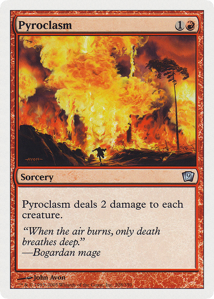 Pyroclasm (9ED-208) - Ninth Edition