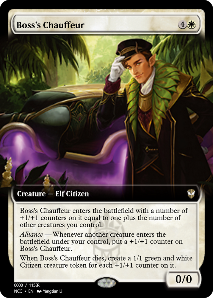 Boss's Chauffeur (PRM-99943) - Magic Online Promos Foil