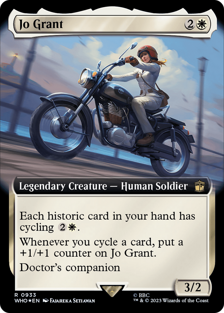 Jo Grant (Extended Art) (Surge Foil) (WHO-933) - Doctor Who: (Extended Art) Foil