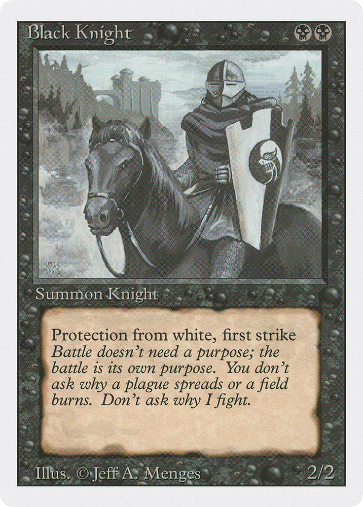 Black Knight (3ED-) - Revised Edition