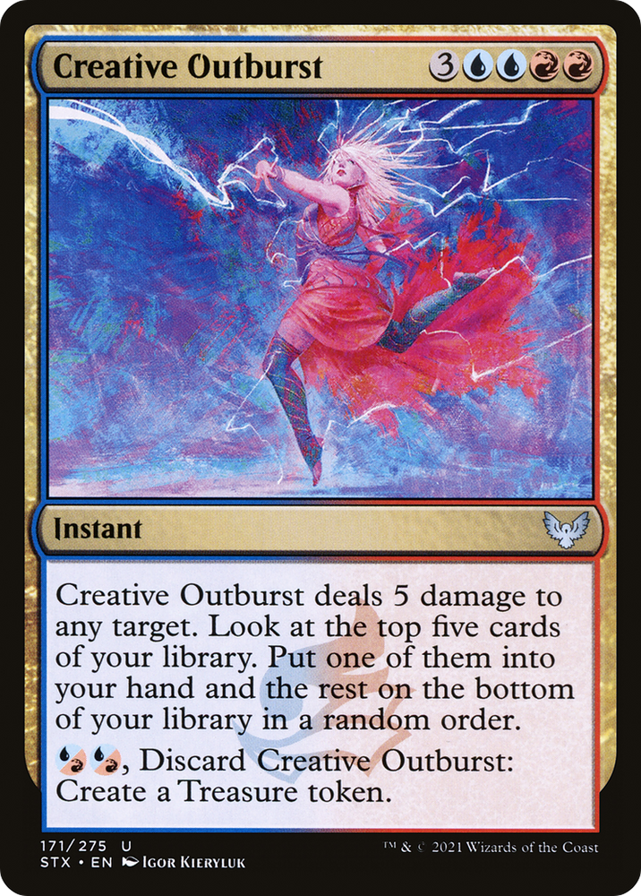 Creative Outburst (STX-171) - Strixhaven: School of Mages