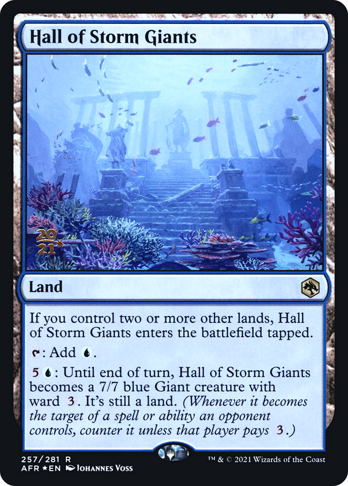 Hall of Storm Giants (PRE-257S) - Adventures in the Forgotten Realms Promos Foil
