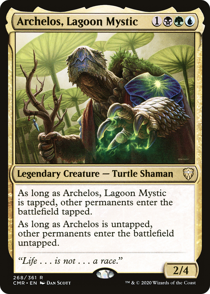 Archelos, Lagoon Mystic (CMR-268) - Commander Legends