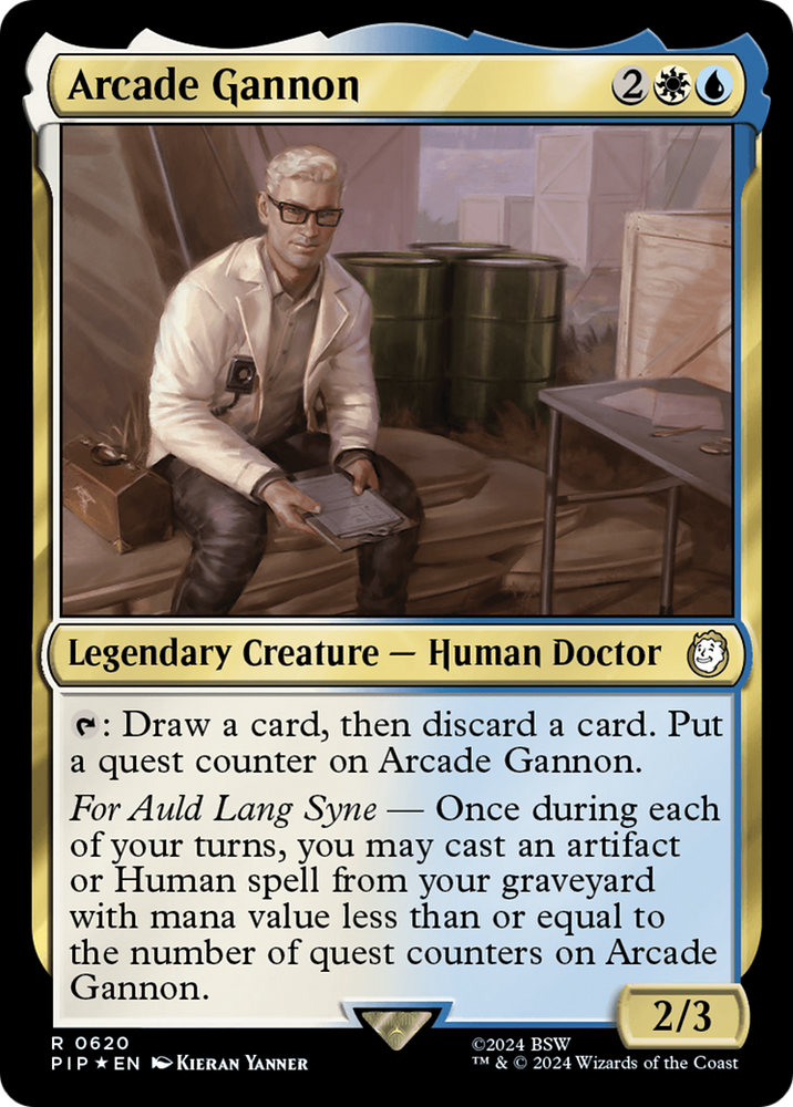 Arcade Gannon (Surge Foil) (PIP-620) - Fallout Foil